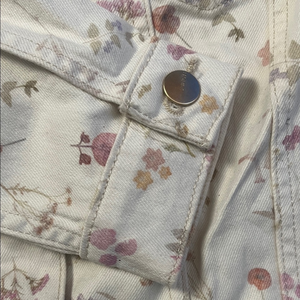 Joe's The Boyfriend Floral Denim Jacket - Picture 4 of 14